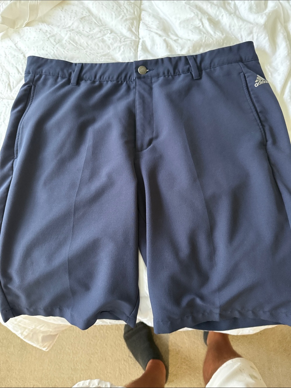 adidas Men's Navy Athletic Golf Shorts